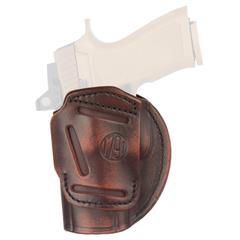 1791 Gunleather 4WH6VTGR 4-Way IWB/OWB Size 06 Vintage Leather Belt Clip Compati